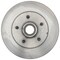Raybestos OE Replacement; 1 Piece Hub And Rotor Assembly; Contains Antilock Brake Ring; Single 56328R - alternate 1